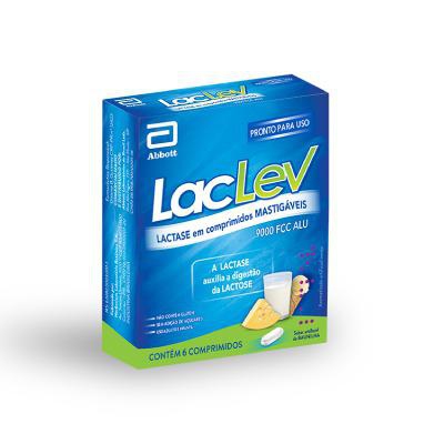 LacLev 9000FCC Com 6 Comprimidos Mastigáveis